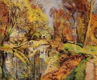 Guillaumin, Armand - The Banks of the Orge at Epiney, Ile de France